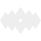 Ekena Millwork Zoe Architectural Grade PVC Ceiling Medallion, 40"W x 26 5/8"H x 3"ID x 12 1/2"C x 1"P, One-Piece CMP40X26ZE-03000 - alternate 3